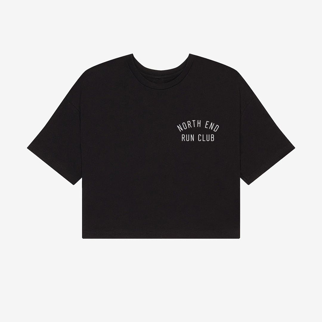 Flight Crop Tee (Black)