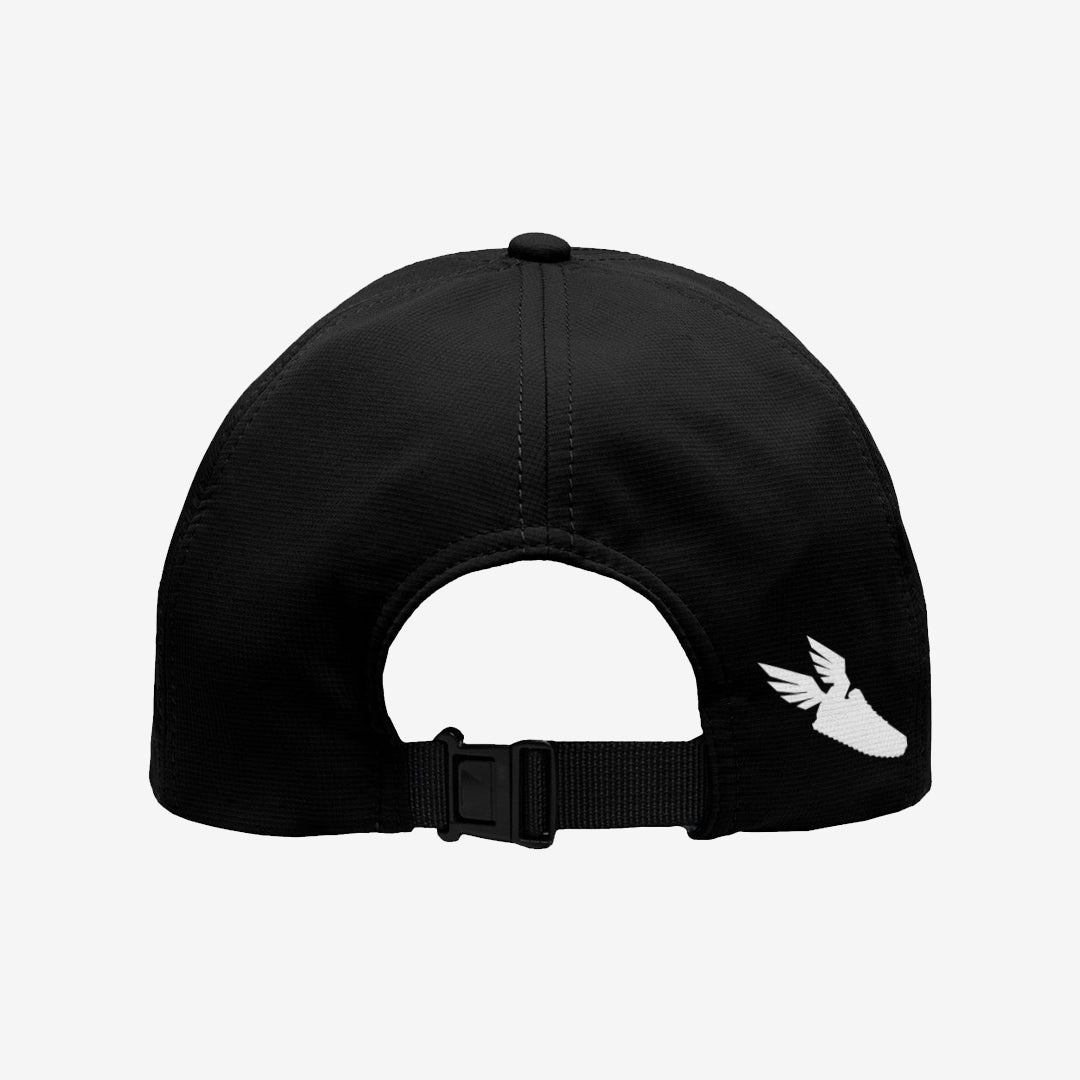 More Than Miles 5-Panel Ripstop Cap (Black)