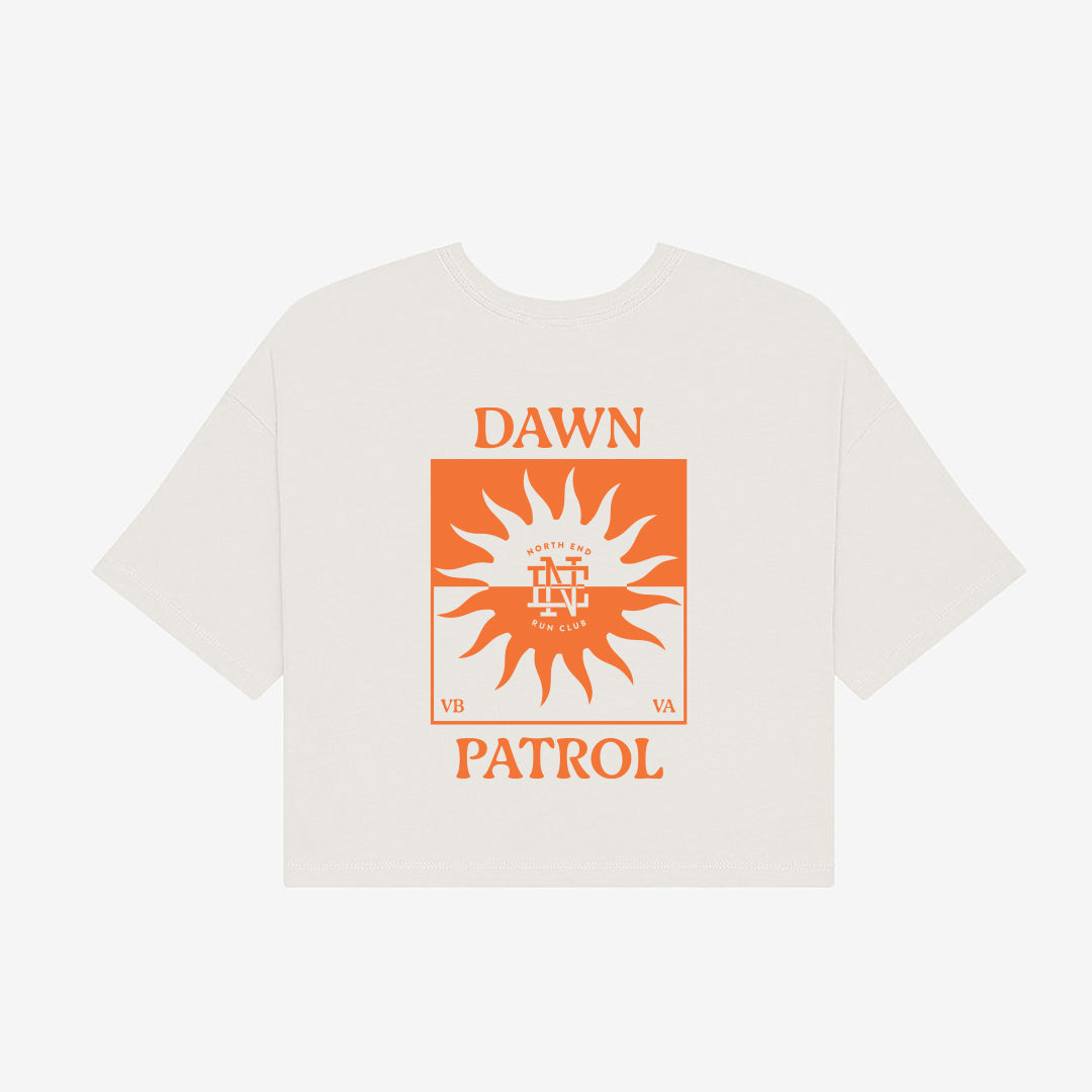 Dawn Patrol Crop Tee (Vintage White)