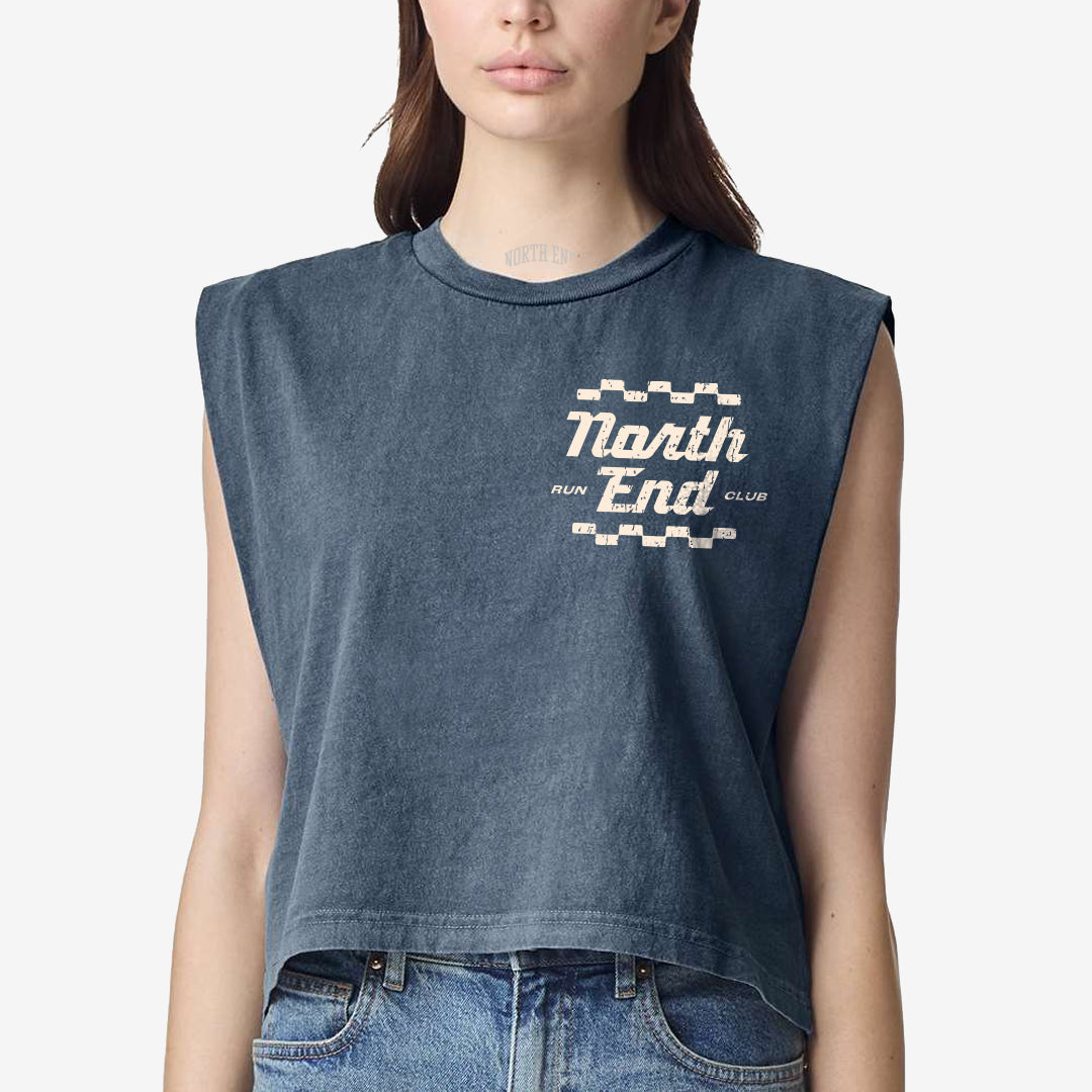 Flyer Muscle Tank (Vintage Navy)