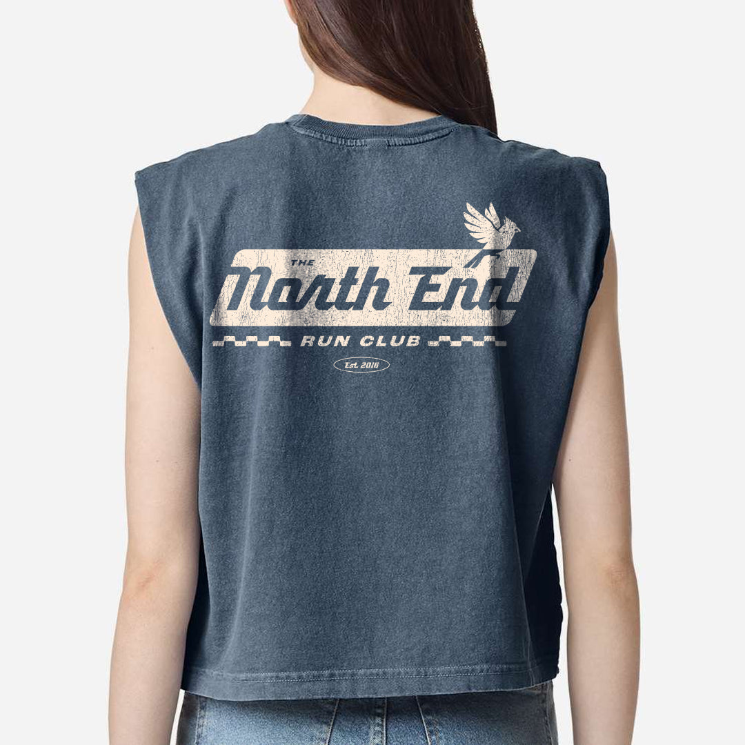 Flyer Muscle Tank (Vintage Navy)