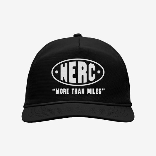 More Than Miles 5-Panel Ripstop Cap (Black)