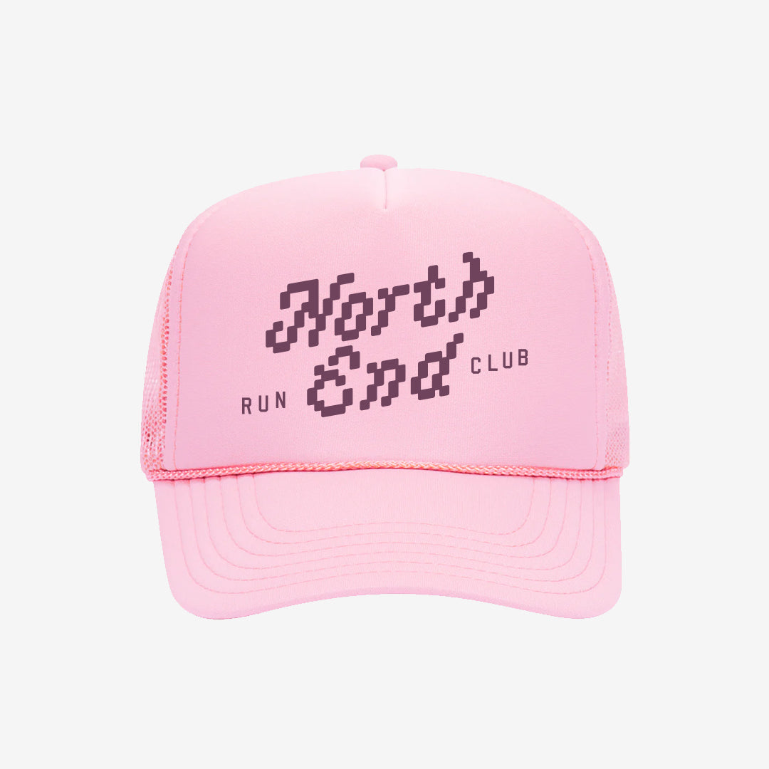 Mosaic Trucker Hat (Pink)
