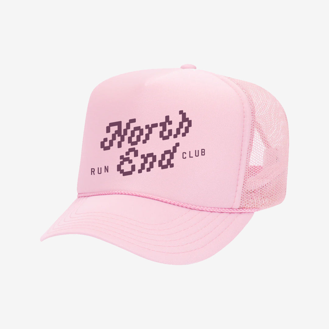 Mosaic Trucker Hat (Pink)