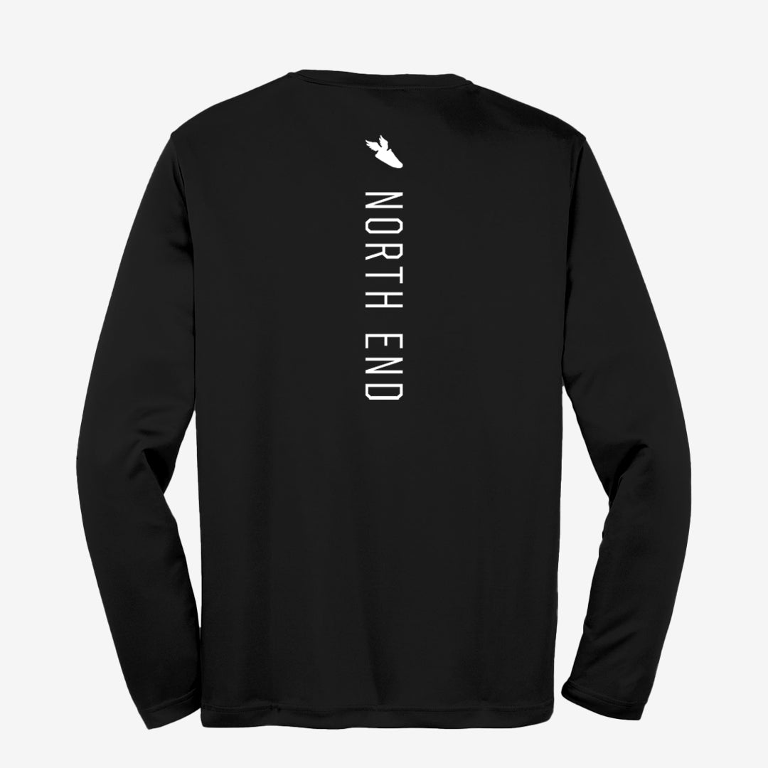 Men's Heritage LS Performance Tee (Black)