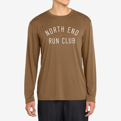 Men's Heritage LS Performance Tee (Brown)