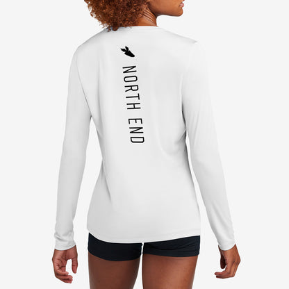 Women's Heritage LS Performance Tee (White)