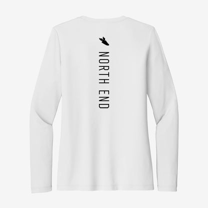 Women's Heritage LS Performance Tee (White)
