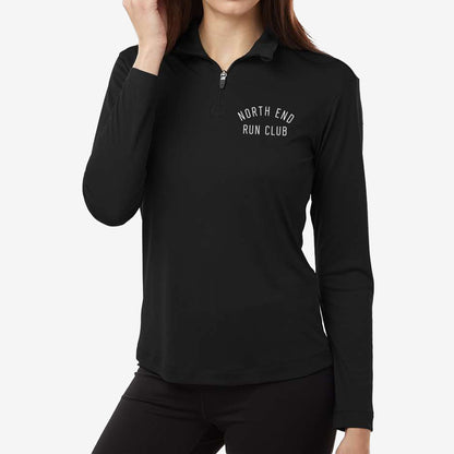 Women's Heritage Performance Quarter-Zip Pullover (Black)