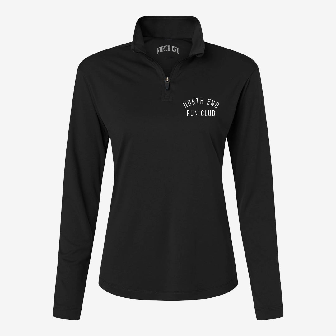 Women's Heritage Performance Quarter-Zip Pullover (Black)
