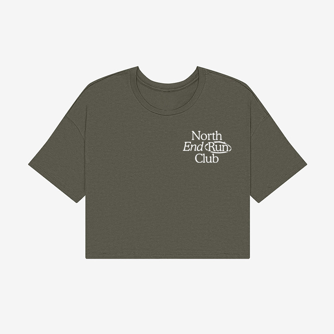 Mission Crop Tee (Hunter Green)