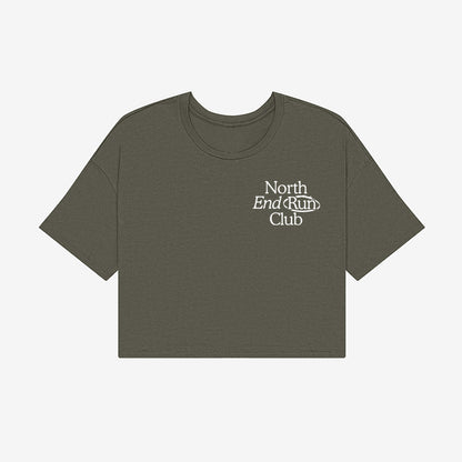 Mission Crop Tee (Hunter Green)