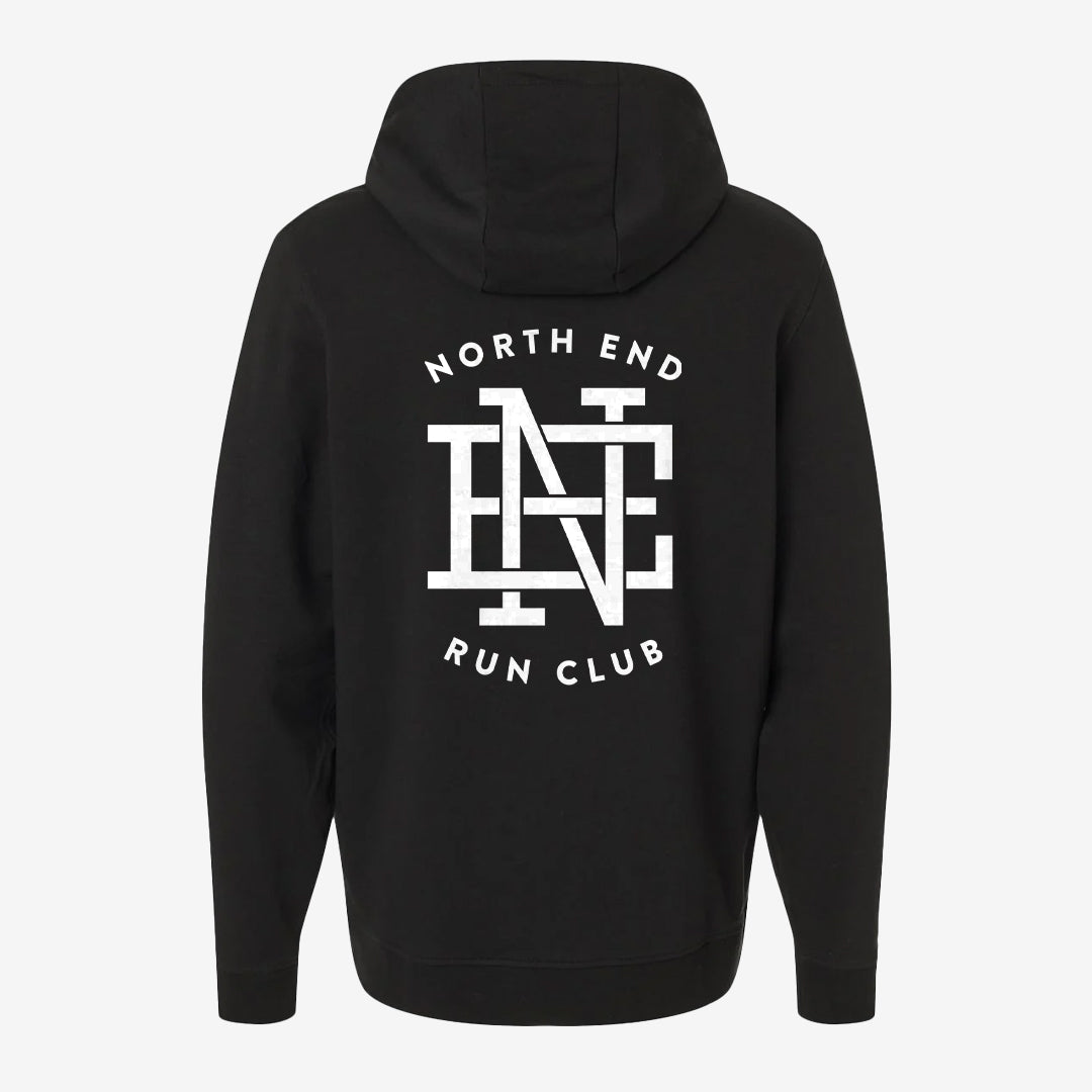 Monogram Pullover Hoodie (Black)